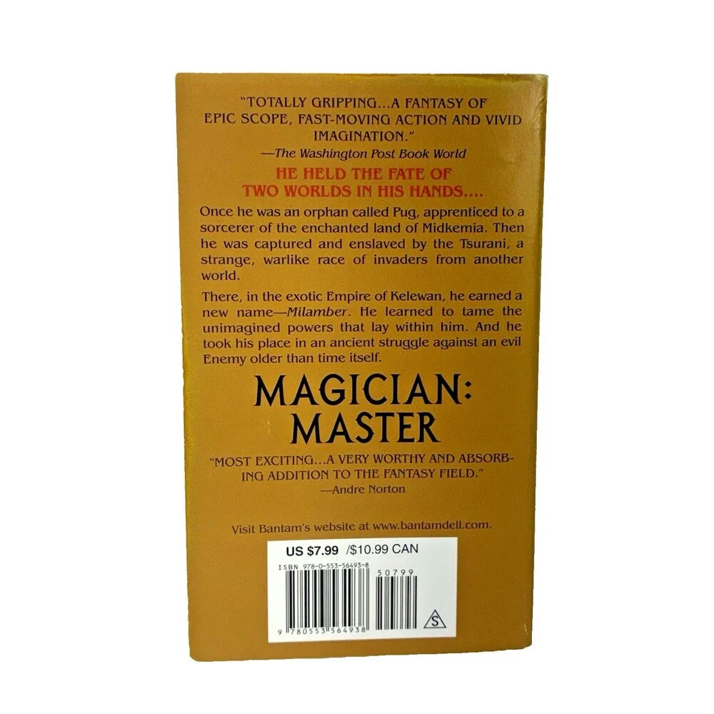 Magician: Master by Raymond E. Feist Vintage 2004 Bantam Paperback Book Unread